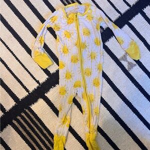 Little Sleepies sunshine pajamas size 6-12 months